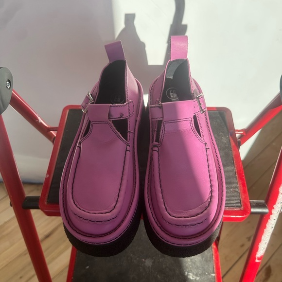 Miista Pink Platform Loafers - Picture 4 of 6
